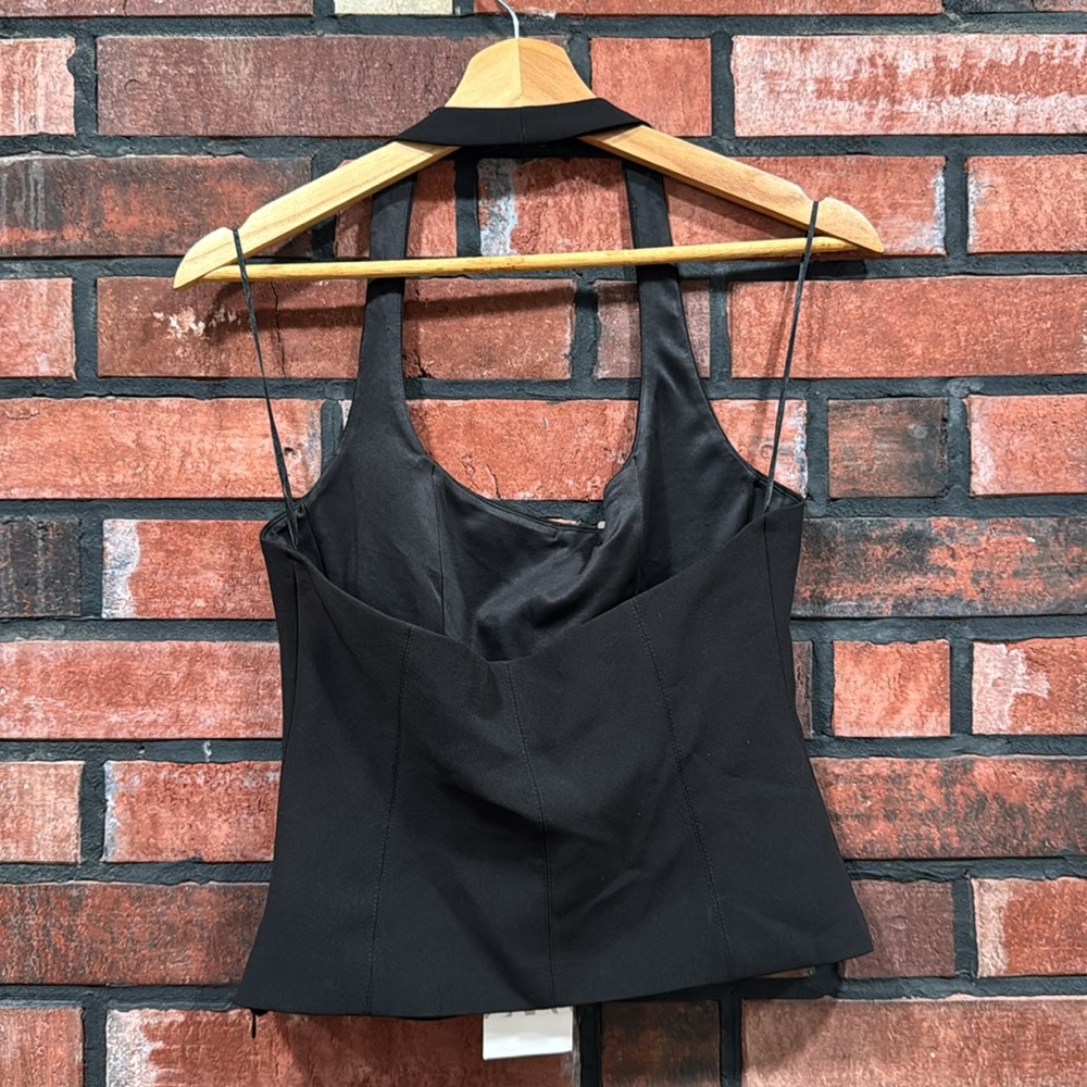 Zara  Black Helter  Top - Picture 4 of 5